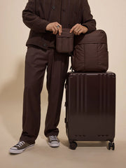 Ambeur Medium Luggage in Walnut