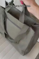 The East To West Tote in Olive