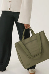 The East To West Tote in Olive