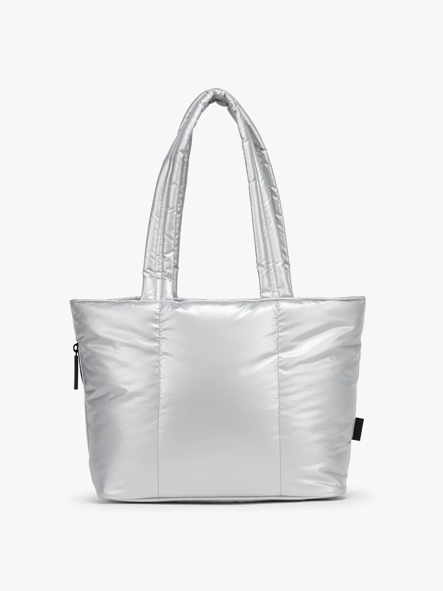 Luka Mini Tote in Silver
