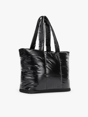 Luka Expandable Laptop Tote in Glazed Black