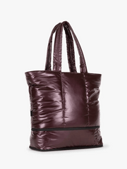 Luka Expandable Laptop Tote in Glazed Dark Cherry
