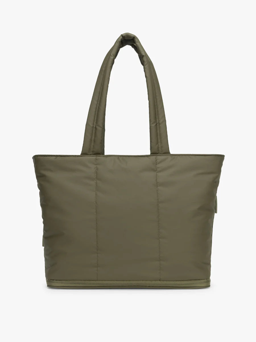 Luka Expandable Laptop Tote in Pine
