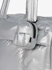 Luka Backpack Zip Bag Charm in Silver