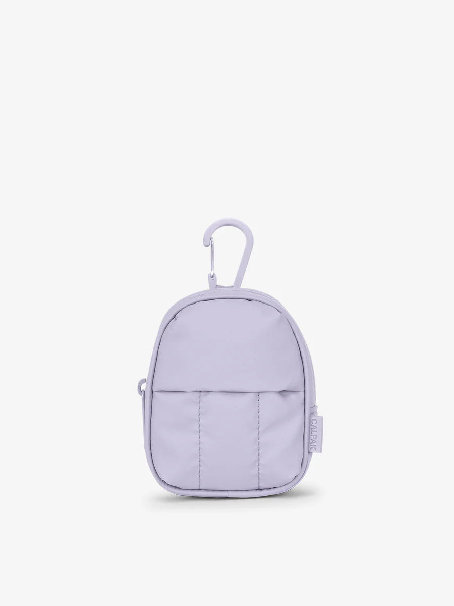 Luka Backpack Zip Bag Charm in Orchid