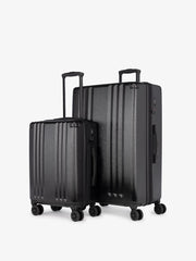 Ambeur 2-Piece Luggage Set in Black