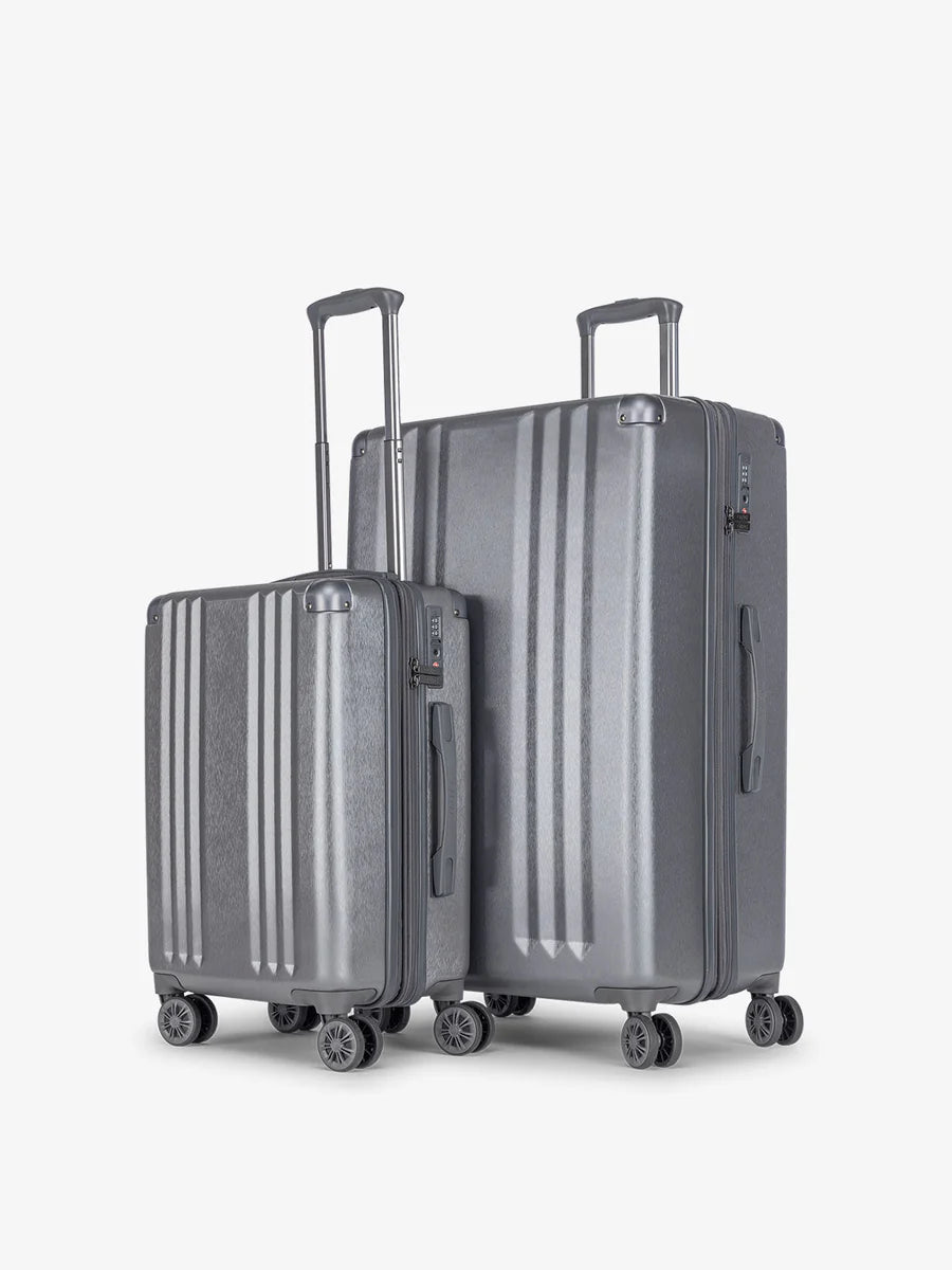 Ambeur 2-Piece Luggage Set in Gunmetal