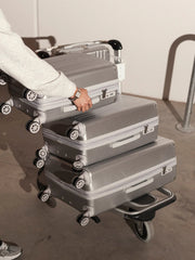 Ambeur 3-Piece Luggage Set in Silver