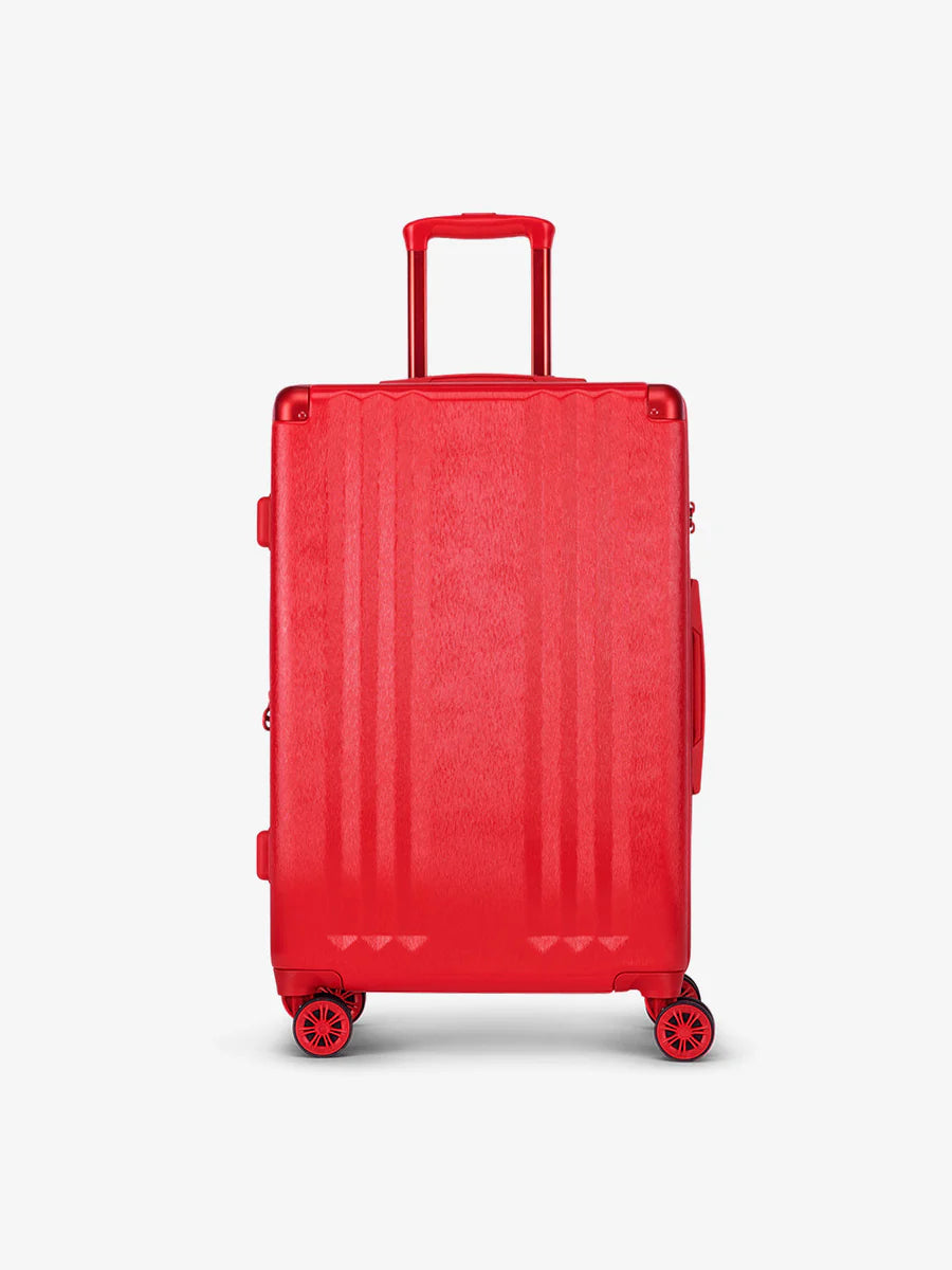 Ambeur Medium Luggage in Metallic Red