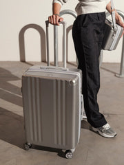 Ambeur Medium Luggage in Silver