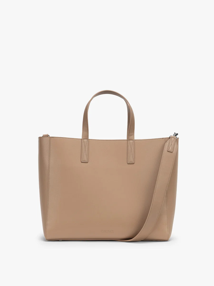 Haven 15" Laptop Tote Bag in Taupe