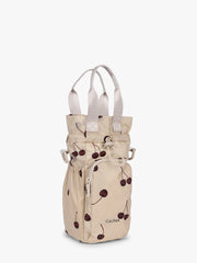 Water Bottle Holder in Oatmeal Cherry