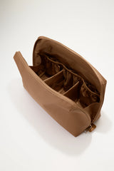The Large Cosmetic Pouch in Camel