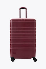 The Large Check-In Roller in Burgundy