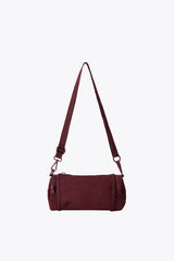 The Expandable Crossbody Charm in Burgundy