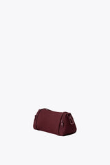 The Expandable Crossbody Charm in Burgundy