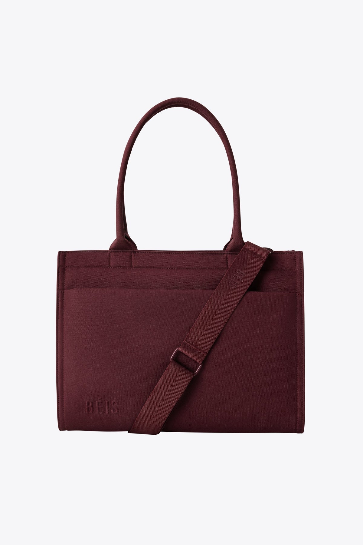The Book Tote in Burgundy