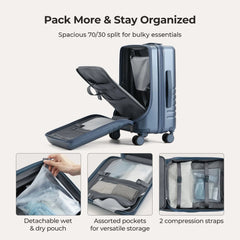 Getaway 20'' Carry-on: Front-Opening