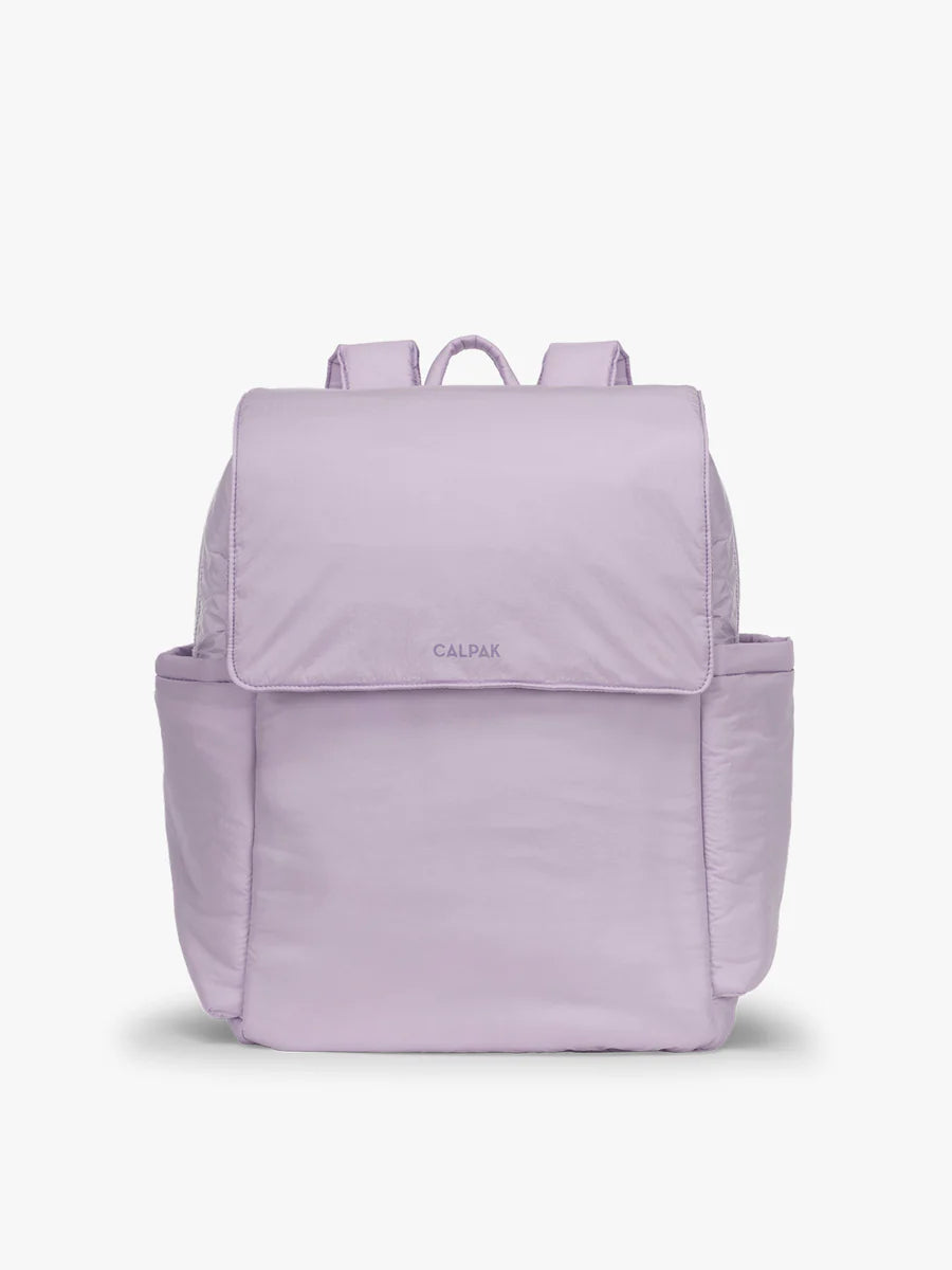 Diaper Backpack with Laptop Sleeve in Orchid