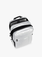 Luka 15 inch Laptop Backpack in Silver