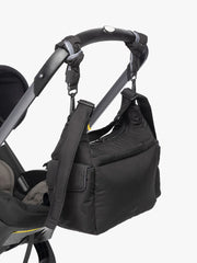 Crossbody Diaper Bag in Black