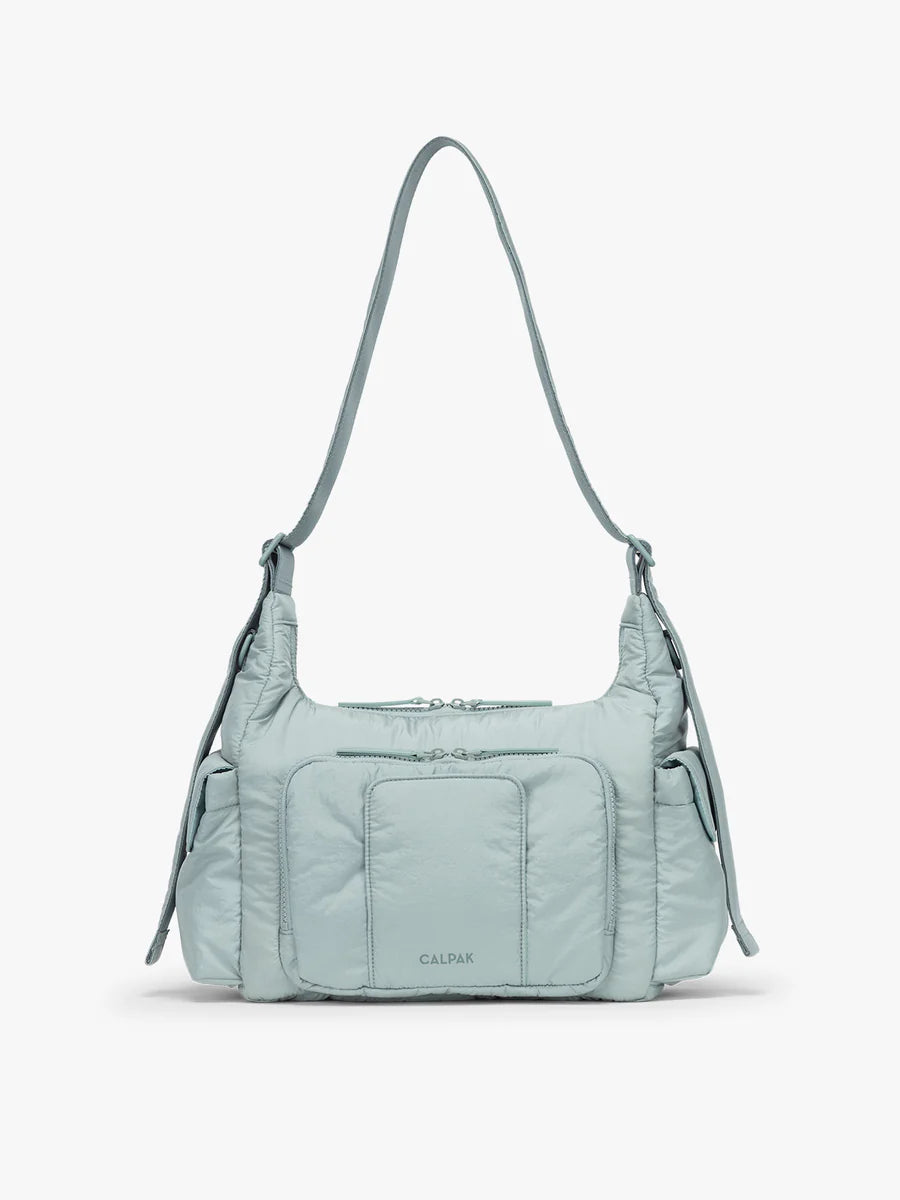 Crossbody Diaper Bag in Bluebell