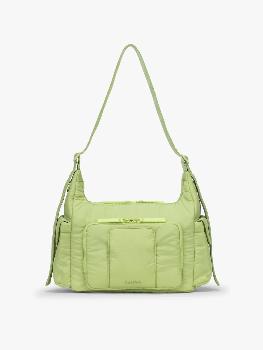 Crossbody Diaper Bag in Lime