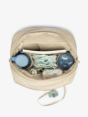 Convertible Mini Diaper Backpack in Oatmeal