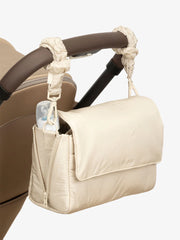 Convertible Stroller Caddy Crossbody in Oatmeal