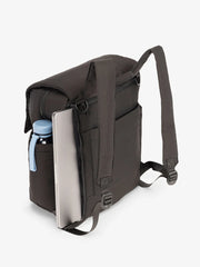 Diaper Backpack with Laptop Sleeve in Black