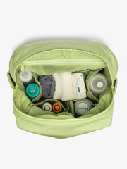 Diaper Backpack with Laptop Sleeve in Lime