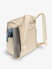 Diaper Backpack with Laptop Sleeve in Oatmeal