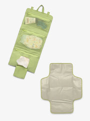 Diaper Changing Pad Organizer in Lime