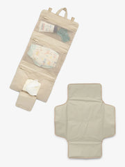 Diaper Changing Pad Organizer in Oatmeal