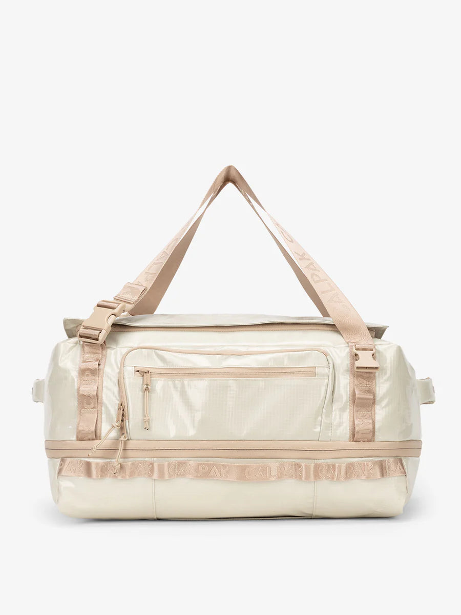 Terra Large 50L Duffel Backpack in White Sands