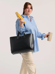 Haven 16" Laptop Tote Bag in Black