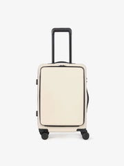 Hue Front Pocket Carry-On Luggage in Linen