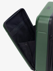 Hue Front Pocket Carry-On Luggage in Emerald