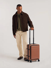 Hue Front Pocket Carry-On Luggage in Hazel