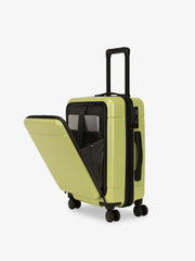 Hue Front Pocket Carry-On Luggage in Key Lime