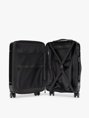 Hue Large Luggage in Glazed Black