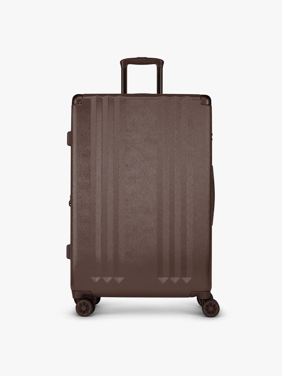 Ambeur Large Luggage in Walnut