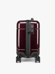 Hue Mini Carry-On Luggage in Glazed Dark Cherry