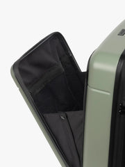 Hue Front Pocket Carry-On Luggage in Juniper