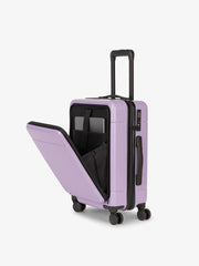 Hue Front Pocket Carry-On Luggage in Orchid