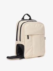 Luka 15 inch Laptop Backpack in Oatmeal