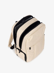 Luka 15 inch Laptop Backpack in Oatmeal