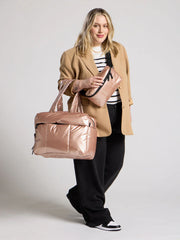 Luka Belt Bag in Rose Gold