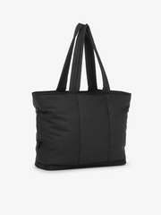 Luka Expandable Laptop Tote in Matte Black