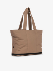Luka Expandable Laptop Tote in Chocolate